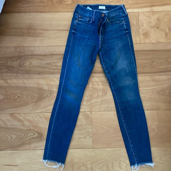 Mother jeans looker ankle fray size 26 color groovin - Picture 1 of 3